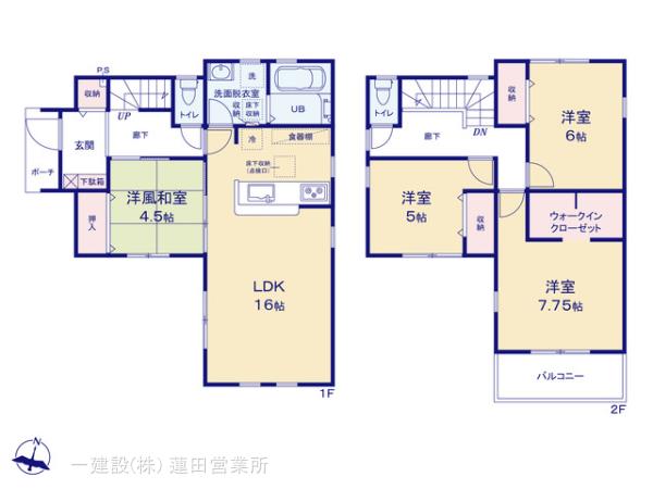 リーブルガーデン八潮市八潮７丁目の見取り図