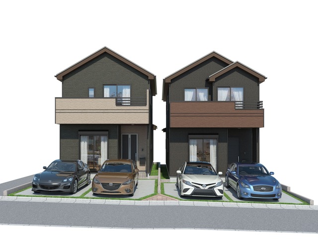 【完成予想図】全2邸が堂々誕生します。
JR東北本線『東仙台』駅まで徒歩約10分♪
JR仙石線『苦竹』駅まで徒歩12分の好立地です。

