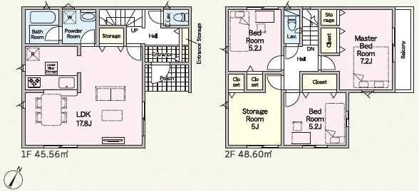 クレイドルガーデン平塚市中里 第6の見取り図
