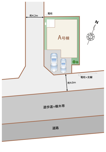 ハートフルタウンふじみ野市新田2丁目492番の見取り図