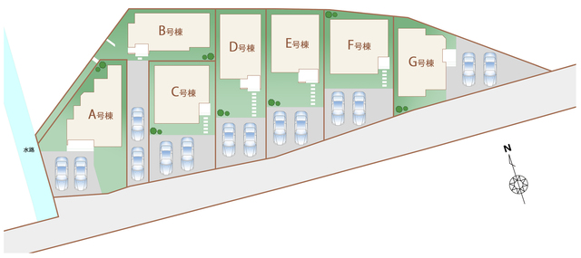 ハートフルタウン名護市宇茂佐1556番の見取り図