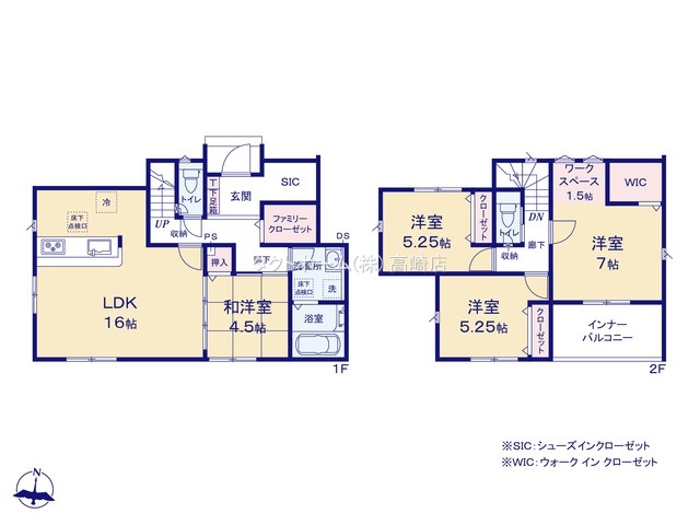 グラファーレ4381前橋市日吉町３期１棟の見取り図