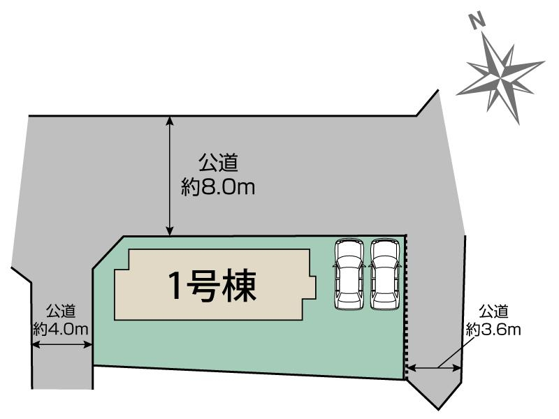 羽生市西5丁目1棟 区画図