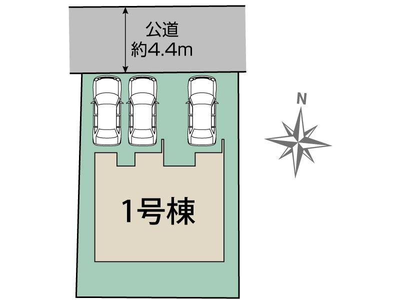 西宮市山本台3丁目1棟 区画図