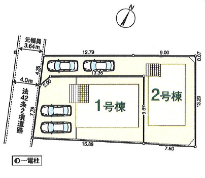 クレイドルガーデン川越市上新河岸 第2の見取り図