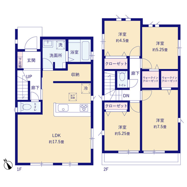 グラファーレ4333習志野市鷺沼４期１棟の見取り図