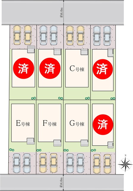 ハートフルタウン八王子台町7期の見取り図