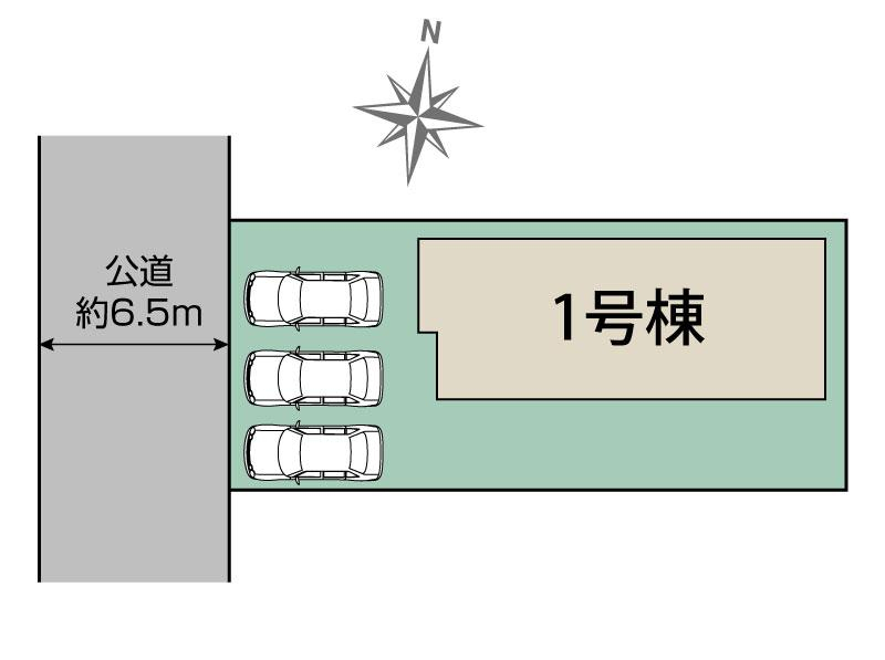 ブルーミングガーデン平塚市西八幡３丁目１棟の見取り図