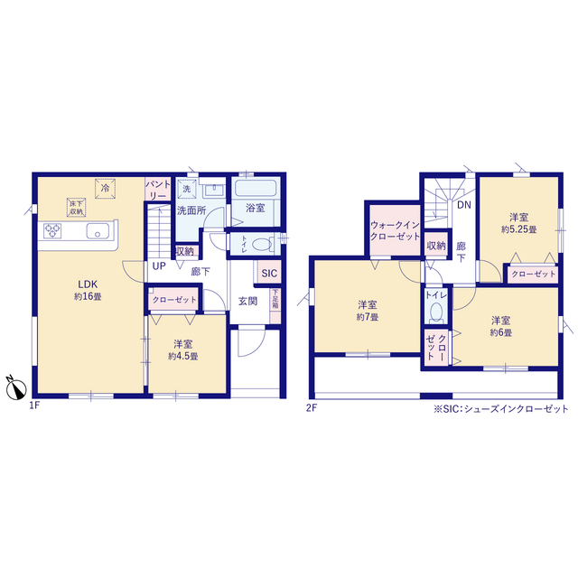 グラファーレ4371いわき市仁井田町３棟の見取り図