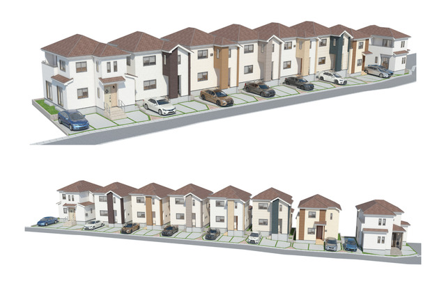 宜野湾市嘉数に全8棟の新築住宅が誕生です！気になる方はお早目にお問い合わせください♪