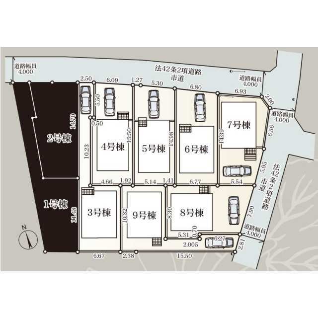 クレイドルガーデン府中市清水が丘 第1の見取り図