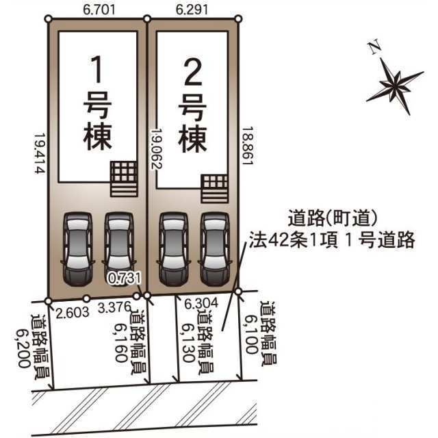 クレイドルガーデン長与町嬉里郷 第4の見取り図