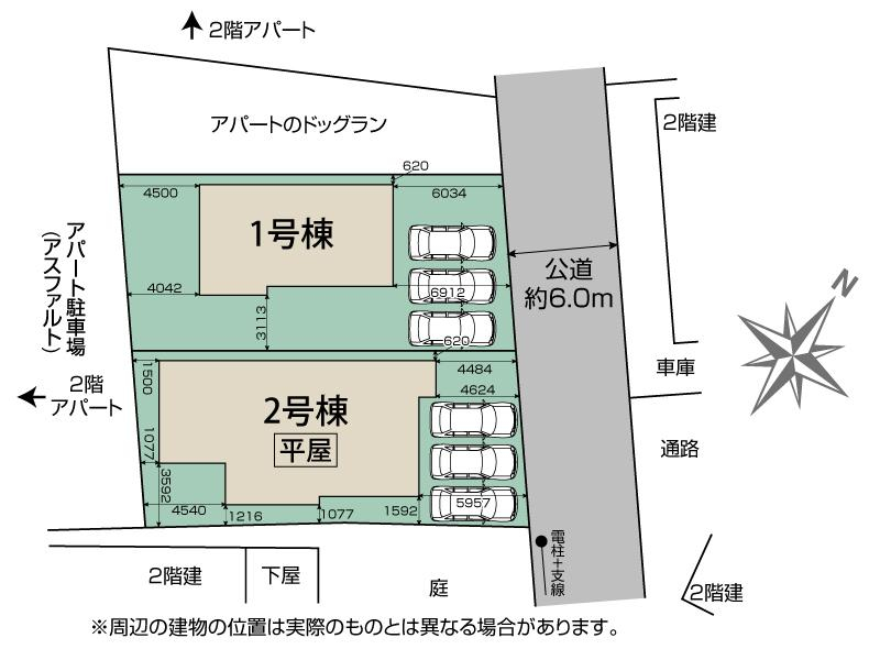 ブルーミングガーデン川越市天沼新田２期２棟の見取り図