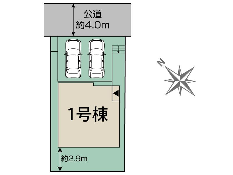 ブルーミングガーデン千葉市花見川区柏井４丁目１棟の見取り図