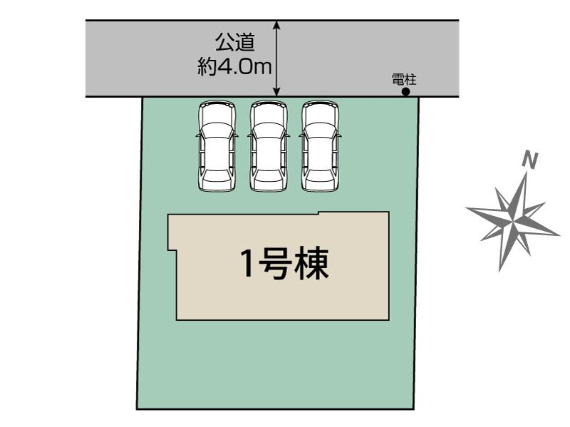 ブルーミングガーデン福島市南沢又下並松１棟の見取り図