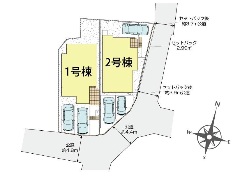 ブルーミングガーデン岡山市東区西大寺川口２棟の見取り図