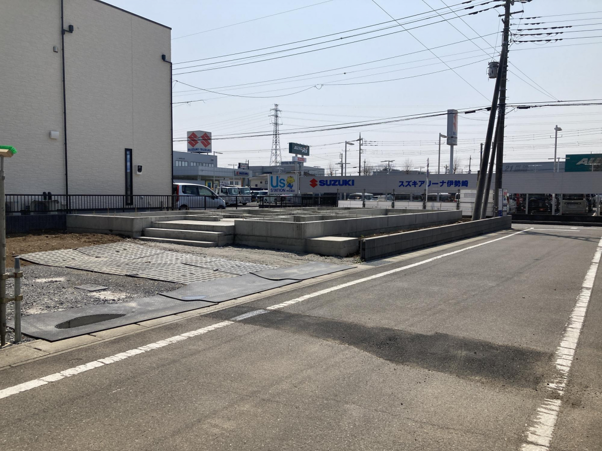 現地（3/29） ◎着工しました！基礎工事が順調に進んでおります！◎