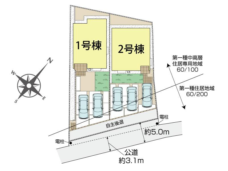 富士宮市小泉2棟 区画図