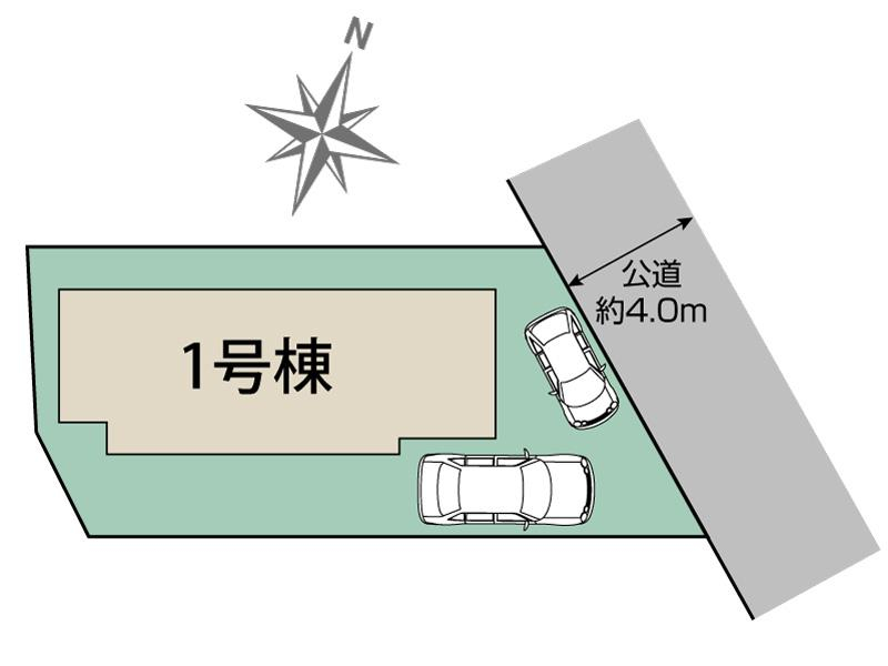 ブルーミングガーデン武蔵村山市神明３丁目１棟の見取り図