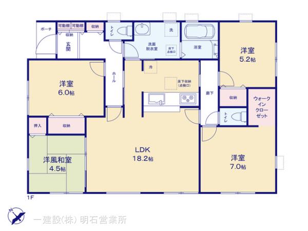 リーブルガーデン北区星和台３期の見取り図