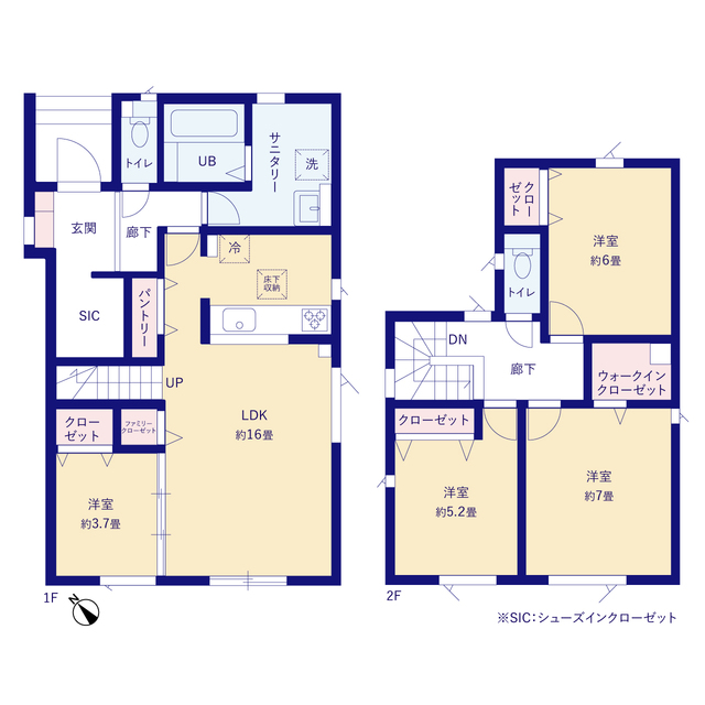 グラファーレ4351札幌市月寒東１２期５棟の見取り図