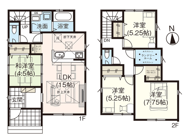 グラファーレ4372新潟市横越東町２棟の見取り図