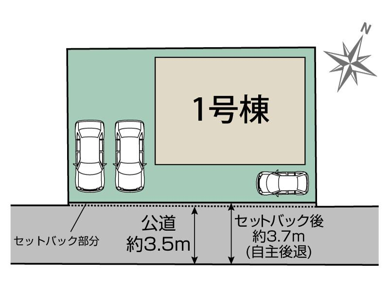 掛川市葛川1棟 区画図