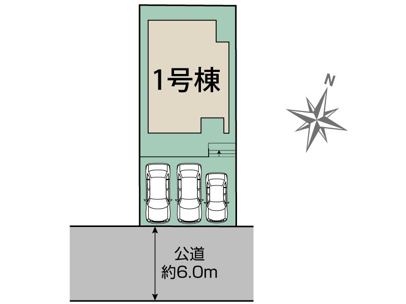 ブルーミングガーデン尾張旭市南新町中畑１棟の見取り図