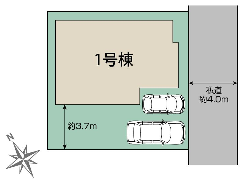 習志野市実籾1丁目1棟 区画図