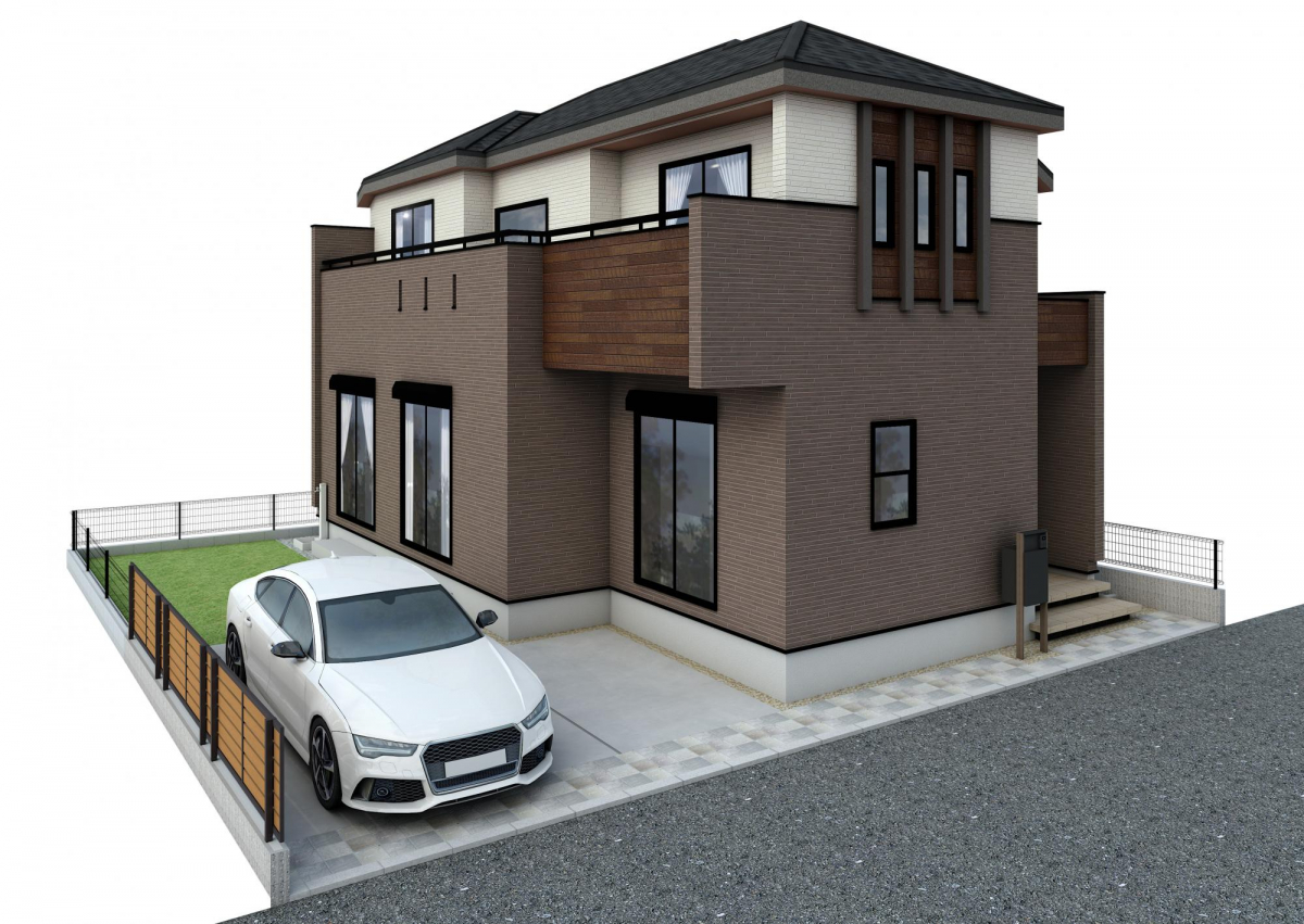 外観パース完成予想図 