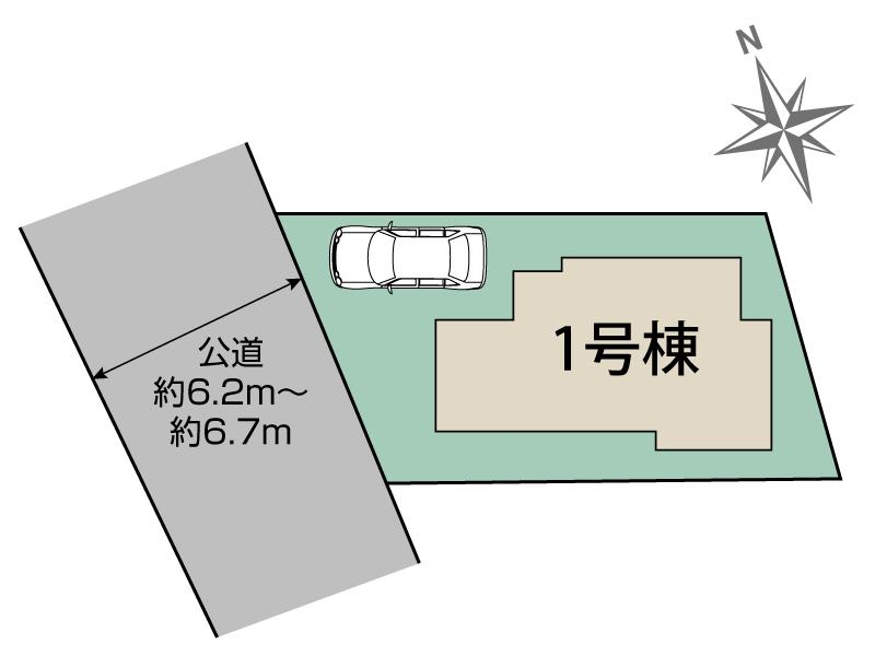 府中浅間町?期1棟 区画図