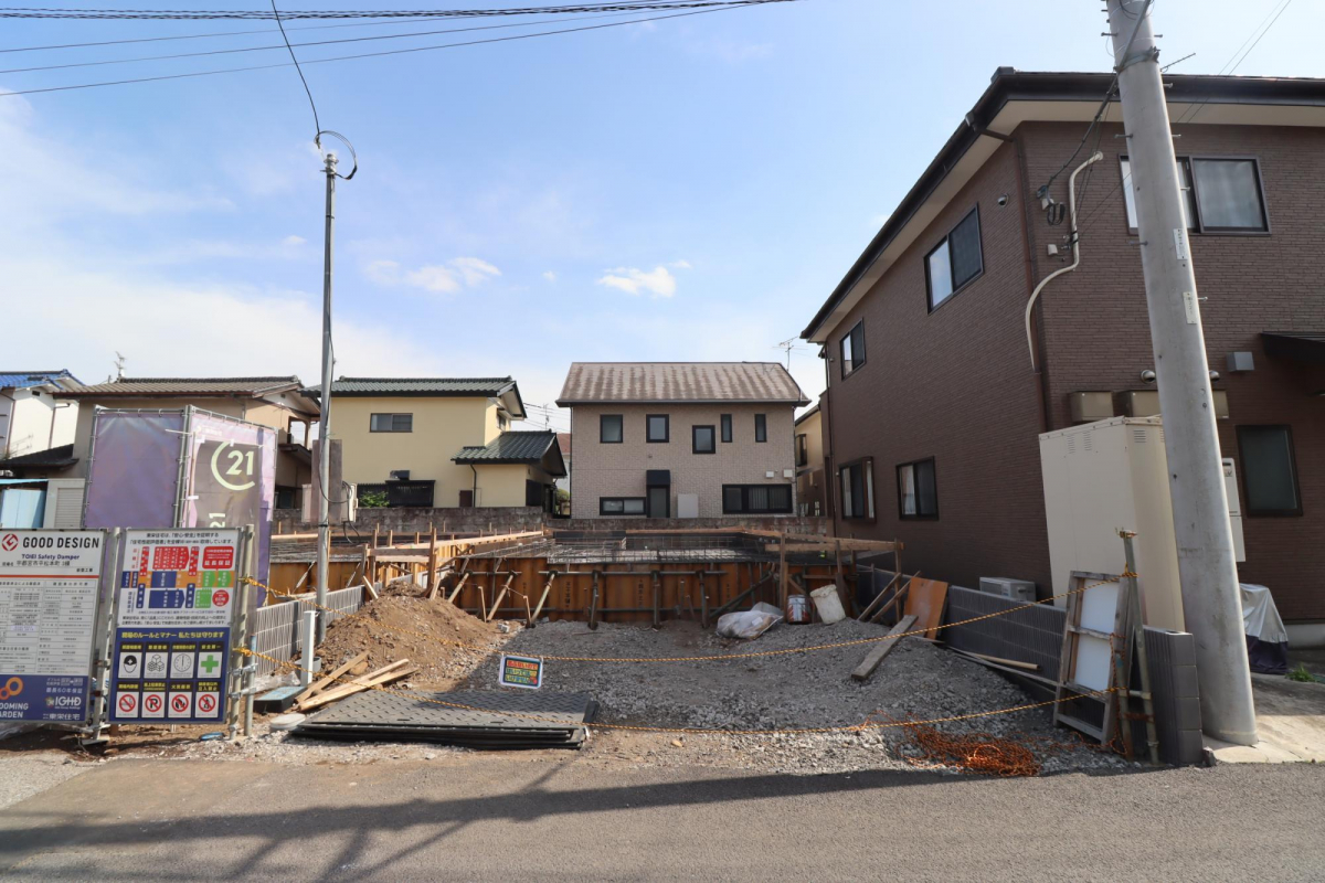 2号棟 外観（造成後） 