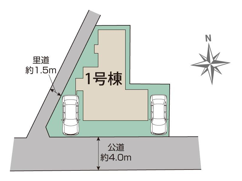 熊本市西区蓮台寺4丁目1棟 区画図