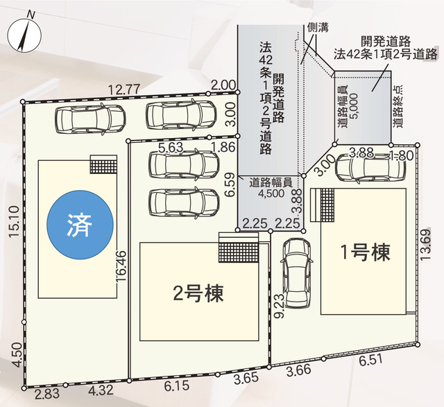 クレイドルガーデン厚木市下川入 第18の見取り図