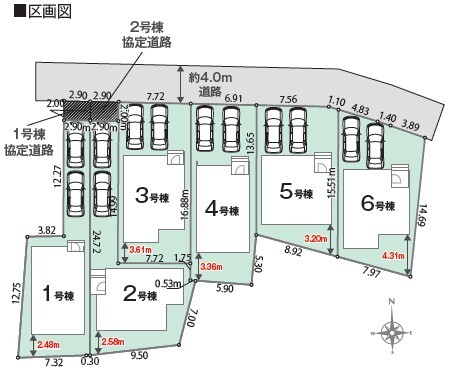 リナージュ西尾市米津町０１期の見取り図