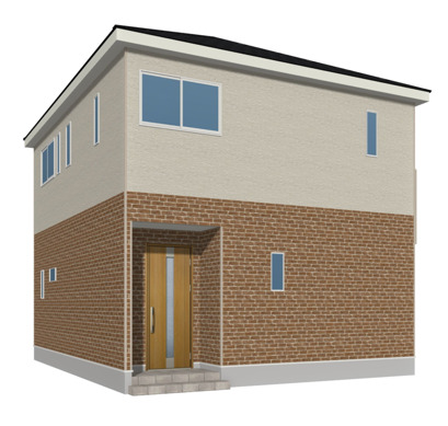 ■1号棟（※パースはイメージです。実際の色合いとは異なる場合がございます。）