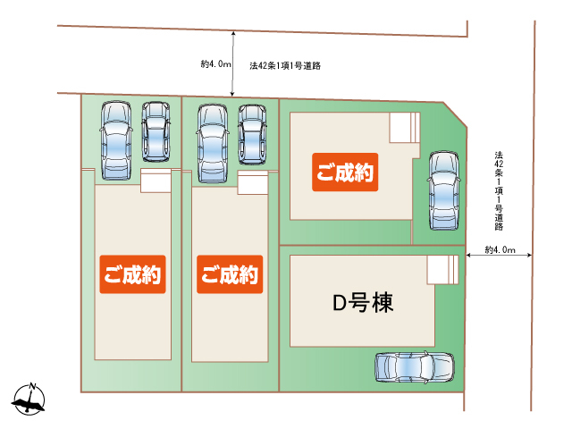 ハートフルタウン大和市上草柳179番の見取り図