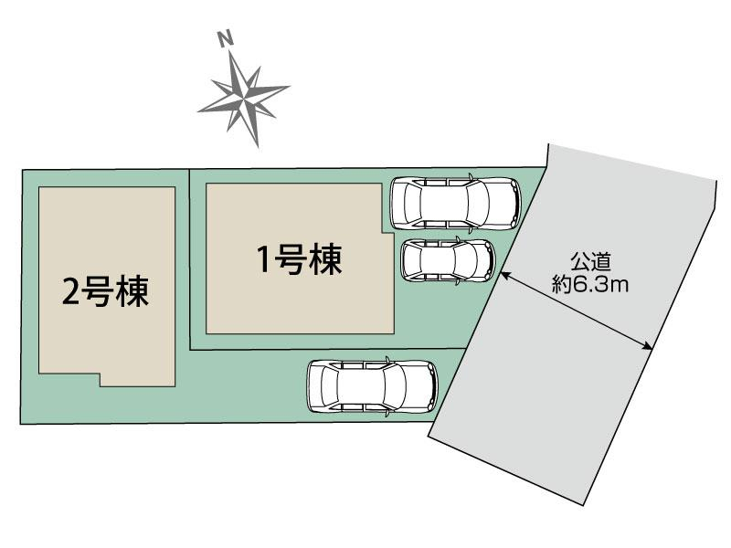 西宮市上田東町2棟 区画図