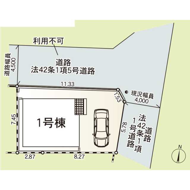 クレイドルガーデン大和市福田 第79の見取り図