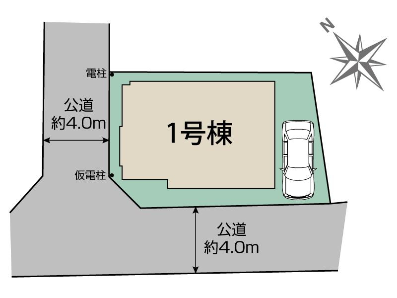 ブルーミングガーデン川口市差間１棟の見取り図