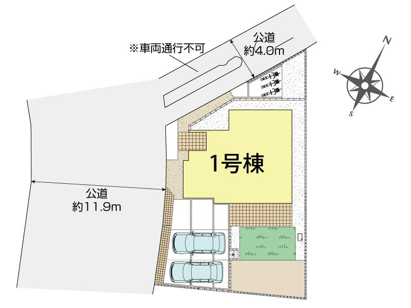 茅ヶ崎市堤1棟 区画図