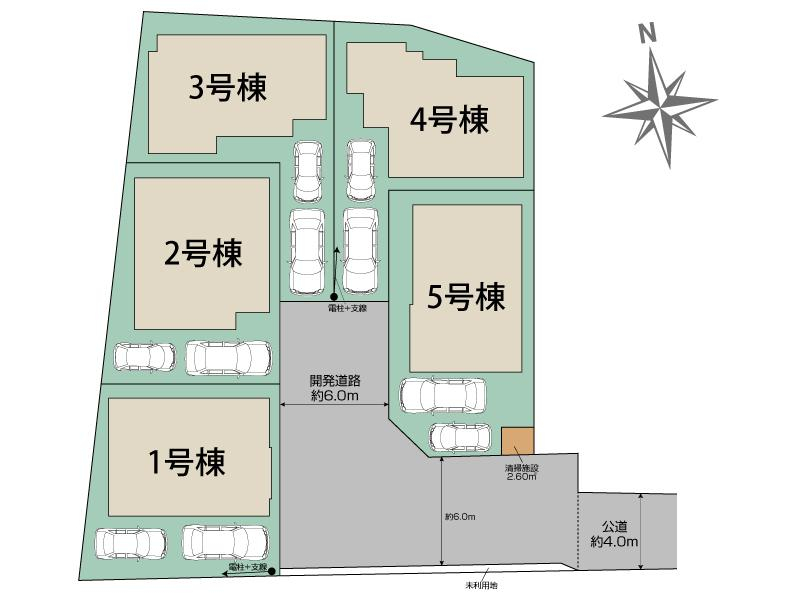 新座市栄2丁目5棟 区画図