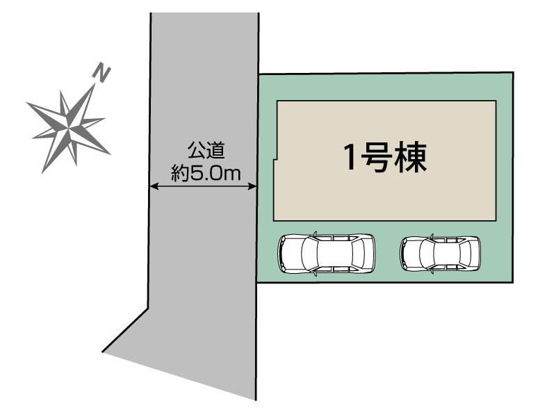 日野落川2期1棟 区画図