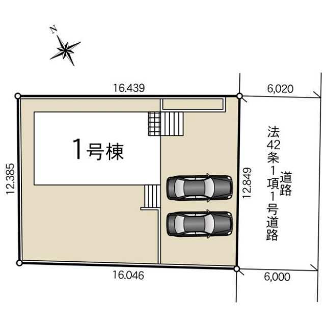 クレイドルガーデン真岡市並木町 第7の見取り図