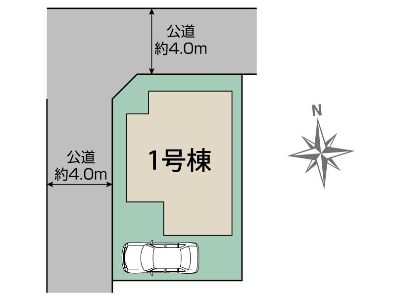 千葉市花見川区横戸町1棟 区画図