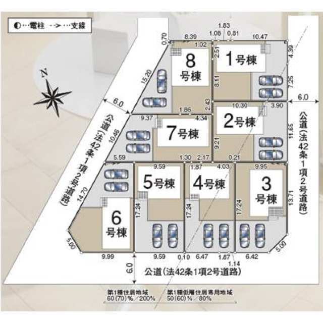 クレイドルガーデン飯能市青木 第5の見取り図