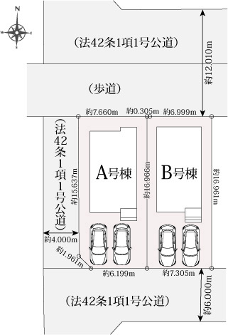 ハートフルタウン神戸北区鹿の子台北町6丁目32番の見取り図