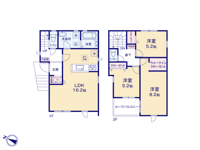 リナージュ佐倉南臼井台　第１期の見取り図