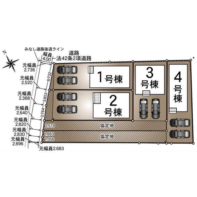 クレイドルガーデン東郷町諸輪 第8の見取り図