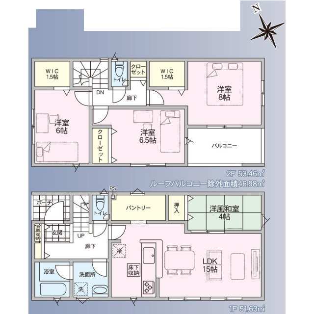 クレイドルガーデン由利本荘市薬師堂 第11の見取り図